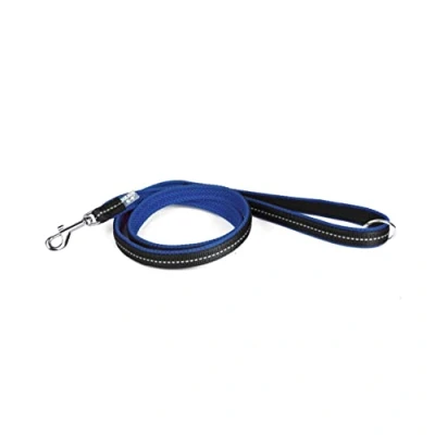 Abbildung von Julius K9 POWAIR Leine, 1,2 m, mit Griff, kleiner Karabiner, blau