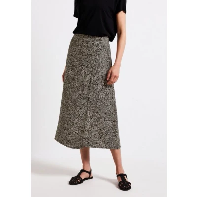 Abbildung von Street One LEO IN Wickel Optik Alinienrock, Damen, Größe: 42, Beige