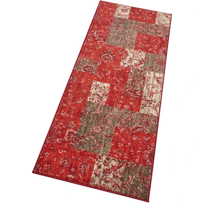 Abbildung von HANSE Home Läufer &quot;Kirie&quot;, rechteckig, Patchwork, Kurzflor, Teppichläufer, Modern, Vintage, Wohnzimmer, Flur