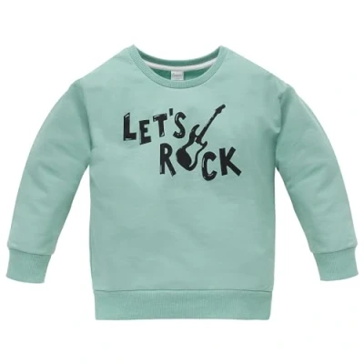 Abbildung von Pinokio Sweatshirt Lets Rock, grün, Jungen 62 122 (74)