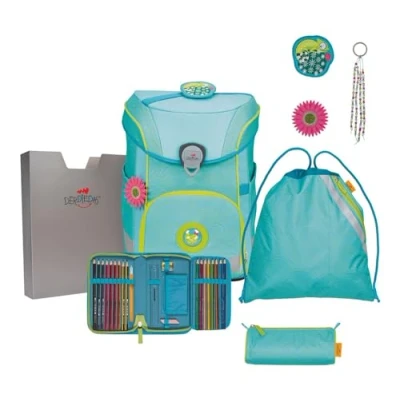 Abbildung von DerDieDas® Schulranzen LED Schulranzenset 5 teilig (Set, tlg)
