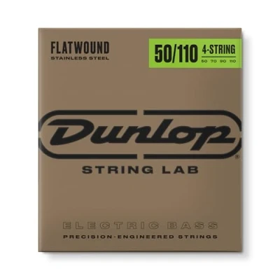 Abbildung von Dunlop DBFS50110 Bass Saitensatz Flachnetze mit langer Mensur 50 110