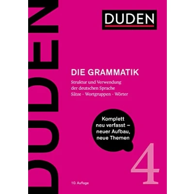 Abbildung von Duden Die Grammatik: Struktur und Verwendung der deutschen Sprache. Sätze Wortgruppen Wörter (Duden Deutsche Sprache in 12 Bänden)