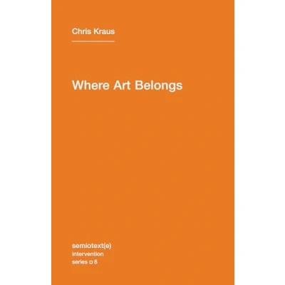 Abbildung von Where Art Belongs (Semiotext(e) / Intervention Series, Band 8)