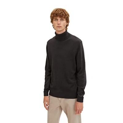 Abbildung von TOM Tailor Strickpullover, Herren, Größe: Small, Black