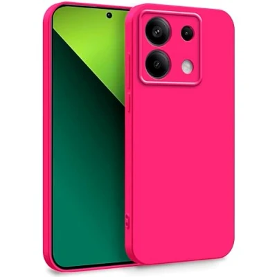 Abbildung von MyGadget Hülle für Xiaomi Redmi Note 13 Pro 5G Poco X6 Zweilagige Handyhülle mit Kameraschutz Cover Innenfutter &amp; Silikon außen Pink