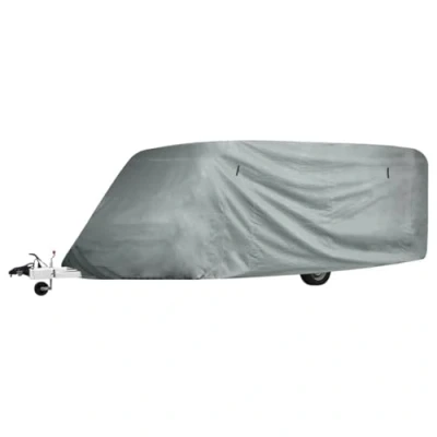 Abbildung von vidaXL Wohnwagen Schutzhülle Gr. M Caravan Abdeckung Schutzhaube Plane Garage