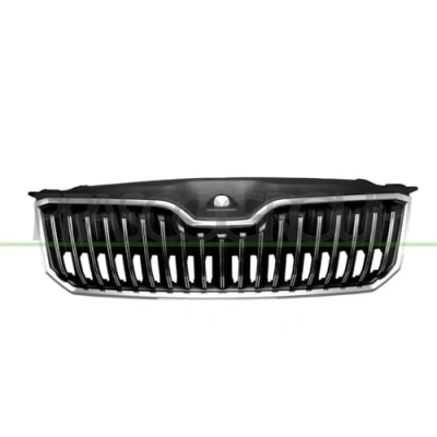 Abbildung von PRASCO SK4242011 Kühlergrill verchromt, glänzend schwarz SKODA: Superb III Kombi, Schrägheck