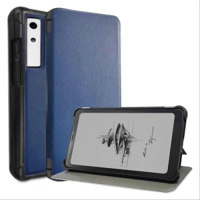 Abbildung von GIOPUEY Hülle Kompatibel mit Onyx Boox Palma/Kant 6.13, Flip Case [Bracket Funktion] 360 Schutz Dunkelblau