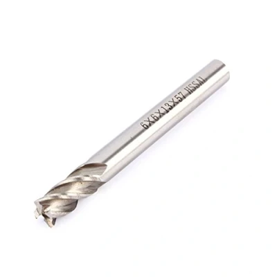 Abbildung von VBESTLIFE 6MM Fräser, HSS CNC Gerader Schaft 4 Nutenfräser Bohrer
