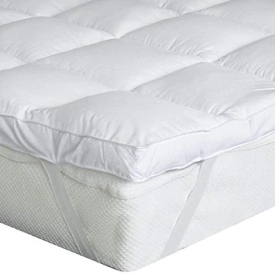 Abbildung von Bedecor Ultra weich Matratzenauflage, Mikrofaser Polyester Matratzentopper, gefüllte Matratze, Atmungsaktive, 160 x 200 cm