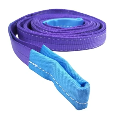 Abbildung von Miko® Hebeschlinge, Hebegurt, Flachschlinge zum sicheren Anheben von Lasten und Gütern (1,0 Tonnen, 1,0m)