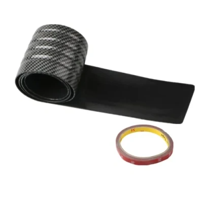 Abbildung von Youngine Universal Carbon Fiber Rubber Heckschutz Stoßstangenschutz Anti Scratch Trim Cover für Auto Pickup SUV Truck, 104cm / 41 Zoll