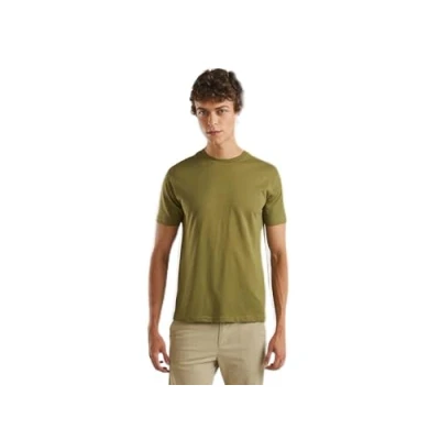 Abbildung von United Colors of Benetton Herren 3u53j1f15 T Shirt, grün, Large