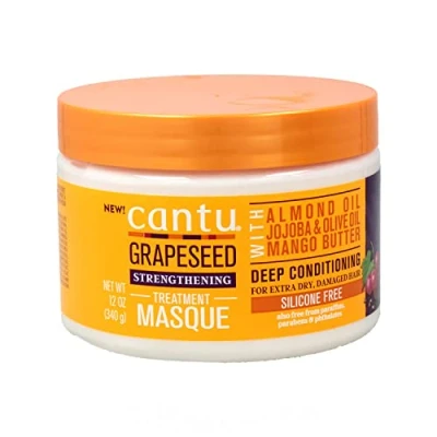 Abbildung von Cantu Grapeseed Strengthening Treatment Masque 12OZ 340ML Haarpflege, Größe: 340 g,