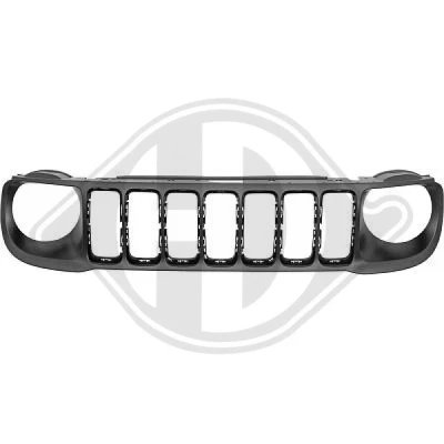 Abbildung von DIEDERICHS 2660142 Kühlergrill dunkelgrau JEEP: Renegade SUV