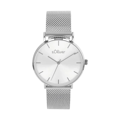 Abbildung von s.Oliver Uhr, Damen, Größe: One Size, Silberfarben
