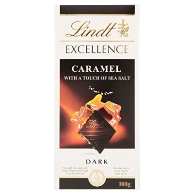 Abbildung von Lindt Excellence Caramel With Sea Salt Dark Chocolate 100G