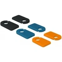 Abbildung von Kabelmarker Clips zum Selbstbeschriften, farbig, Kabelclip