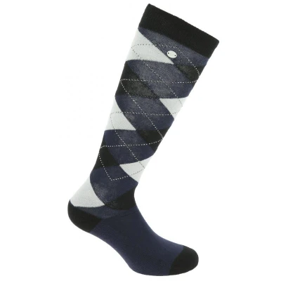 Abbildung von EQUITHÈME Socken Girly Marineblau Hellblau 39 41