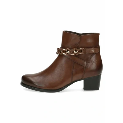 Abbildung von Caprice Cowboy/Bikerstiefelette Cognac nappa, Damen, Größe: 37.5, nappa Schuhe