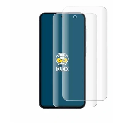 Abbildung von BROTECT 2 Stück Full Cover Schutzfolie für Samsung Galaxy A55 5G Screen Displayschutz Folie [3D Curved, Anti Fingerprint, Kristall Klar]