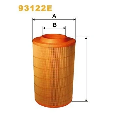 Abbildung von WIX FILTERS 93122E Luftfilter 442 245 Filtereinsatz
