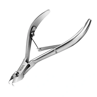 Abbildung von BEZOX Präzisions Nagelhautzange, Nicht wie andere Zangen für tote Haut，mit Metallpulver Spritzgusstechnologie, bietet ein besseres Griffgefühl, schärfere Klinge und längere Lebensdauer Hautzange