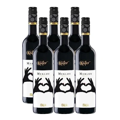 Abbildung von Feinkost Käfer Italien Merlot trocken (6 x 0.75 l)