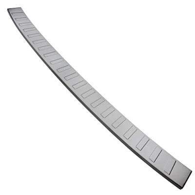 Abbildung von Aroba AR1172LF BR Ladekantenschutz Extra Lang 133,5cm kompatibel mit Volkswagen T6.1 ab BJ. 10.2019&gt; passgenau Abkantung Edelstahl Gebürstet