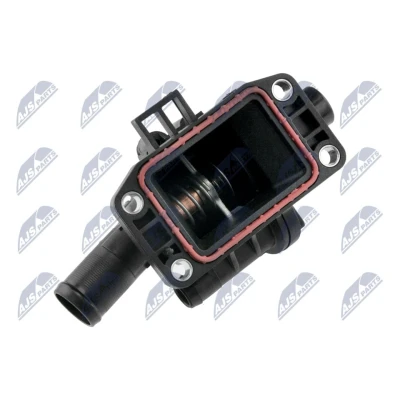 Abbildung von NTY CTM PE 006 Kühlwasserthermostat für integrierte Gehäuse FORD: FIESTA 5, Focus 2 Schrägheck, Kombi