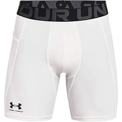 Abbildung von Under Armour UA HG Shorts HEAT GEAR Tights, Herren, Größe: XS, White