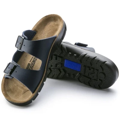 Abbildung von Birkenstock Bilbao Hausschuh, Herren, Größe: 40, Blau Schuhe