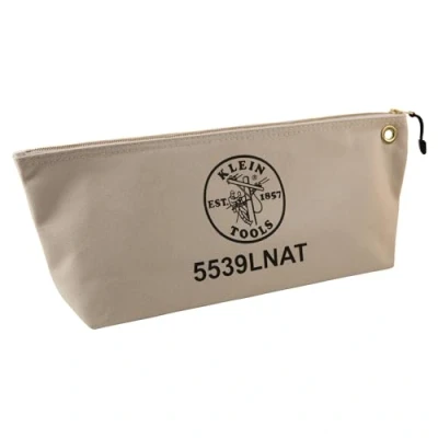 Abbildung von Klein Tools Segeltuchtasche mit Reißverschluss groß Natur 5539LNAT
