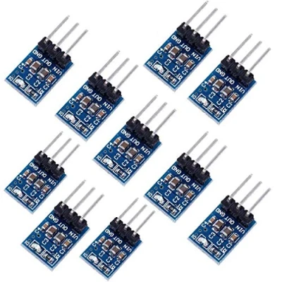Abbildung von DollaTek 10Pcs DC Spannungsregler Abwärts Stromversorgungsmodul 4.75V 12V bis 3.3V 800mA