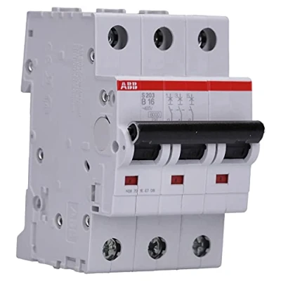 Abbildung von ABB S203B16 Sicherungsautomat 6kA,16A,3P 2CDS253001R0165