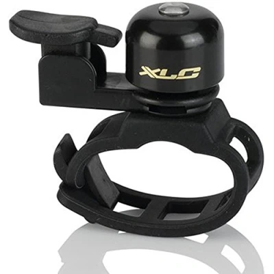 Abbildung von XLC Fahrradklingel Miniglocke Ø 21 mm, universal Befestigung