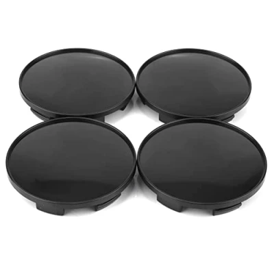 Abbildung von RhinoTuning 4 Stück Radnabenkappen für XXR Rays Enkei Nabendeckel OD 68mm ID 61,5mm, Schwarz Radnabenabdeckung Geeignet 005 550 RS5 RS6 Rad, 654F Felgendeckel