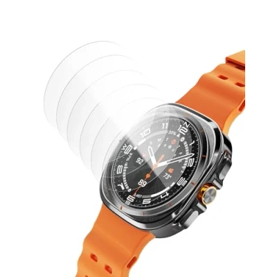 Abbildung von Sinoacc 6 Stück 47mm Schutzglas Für Galaxy Watch Ultra/Galaxy Classic (47mm) Panzerglas,Gehärtetes Glas Schutzfolie Samsung Ultra Displayschutz
