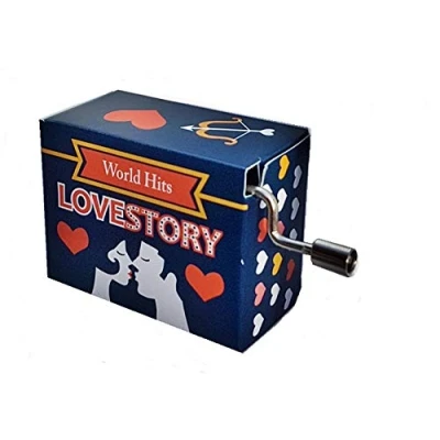 Abbildung von Fridolin Love Story Welt Hit Mini Drehorgel Spieluhr Kurbelwerk World