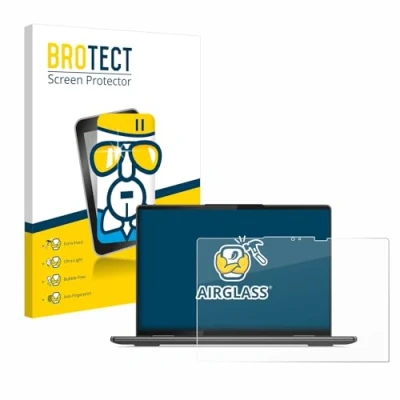 Abbildung von BROTECT Schutzglas für Lenovo Yoga 7 Gen (14&quot;) 16:10 Schutzfolie Panzer Folie Glas [Extrem Kratzfest 9H, Anti Fingerprint, Ultra Transparent]
