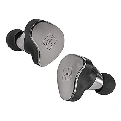 Abbildung von HiFiMAN TWS800 High Impedance Hi FI True Wireless Earphones mit eingebautem Amp für Audiophile, großartiger Sound Sounding, wasserdicht, geräuschisolierend, Mikrofon Ladegerät, Touch Steuerung,
