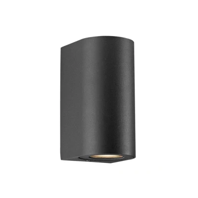 Abbildung von Außenwandleuchte Canto Maxi 2 Seaside, schwarz, GU10, 17 cm