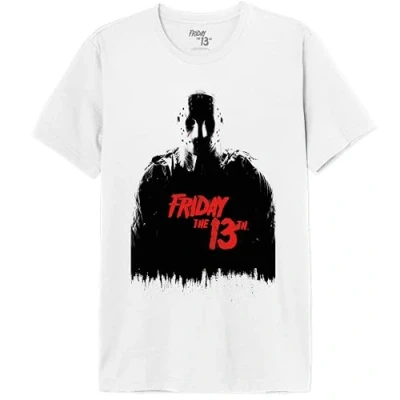 Abbildung von FRIDAY THE 13TH Herren Mefridmts050 T Shirt, weiß, S