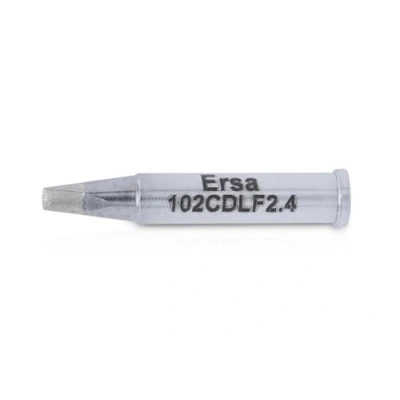 Abbildung von ERSA ERSADUR i Tip High Performance Dauerlötspitze gerade meißelförmig asymmetrisch 2,4 mm mit LF Beschichtung 0102CDLF24A