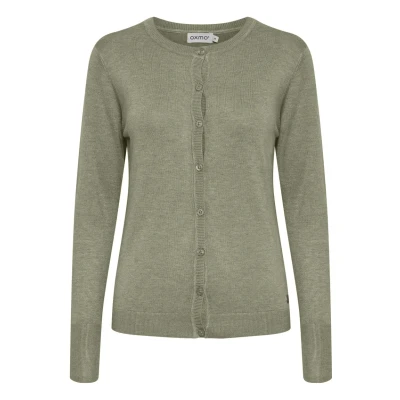 Abbildung von Oxmo Strickjacke, Damen, Größe: Large, Seagrass melange