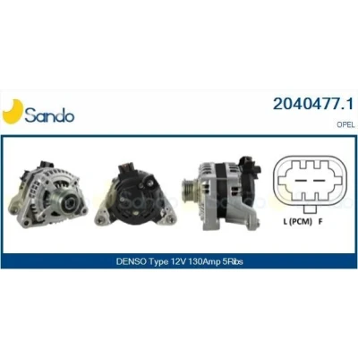 Abbildung von CASCO CAL10276AS Lichtmaschine 12V 120A OPEL: Astra H Caravan, Corsa C Schrägheck, Meriva A
