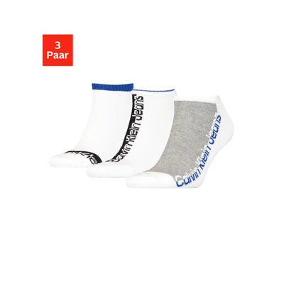 Abbildung von Calvin Klein Underwear Sneaker Athleisure 3 PACK Unisex Füßlinge, Herren, Größe: One Size, White