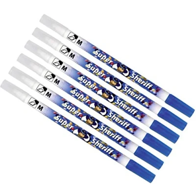 Abbildung von Pelikan 258M/2/B Tintenlöscher Super Sheriff Löschspitze M, multi Spitze 6 Stück