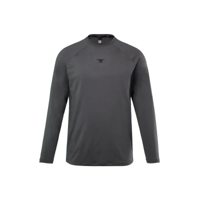 Abbildung von JP1880 IRON Anvil Fitness Quickdry Langarmshirt, Herren, Größe: Large, Graphite gray